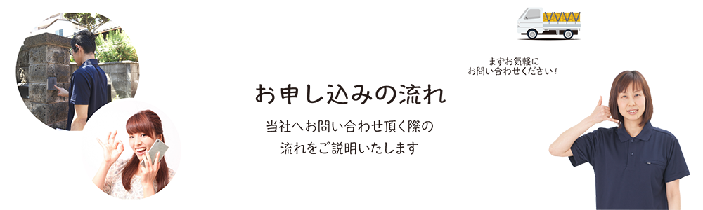 お申し込みの流れ